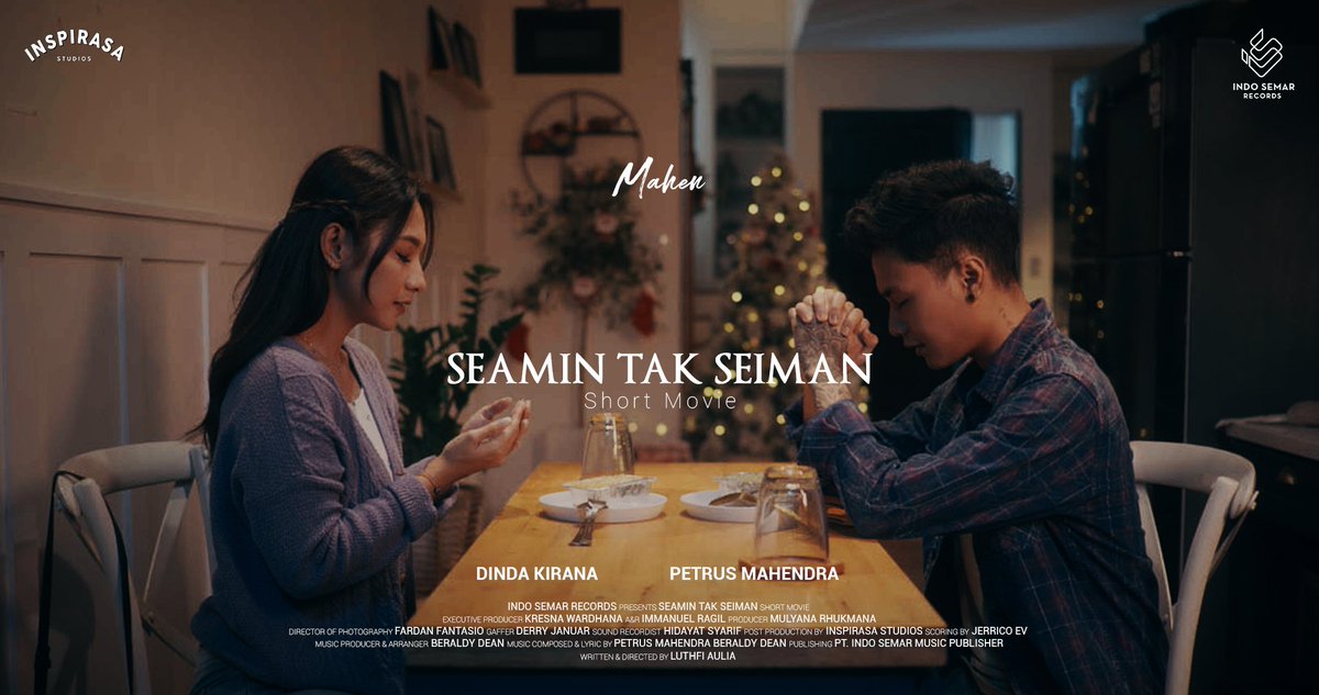 HALO GAESS!
.
Kemarin malem ada premiere Short Movie 'Seamin Tak Seiman' di YT Indo Semar Sakti loh. Tunggu apalagi ? Pasang earphone kalian + siapin tissue ya buat lap air mata kamu, apalagi yang lagi ngerasain hal ini dijamin nyes banget 💔💔
youtu.be/VwslTiUzDRc