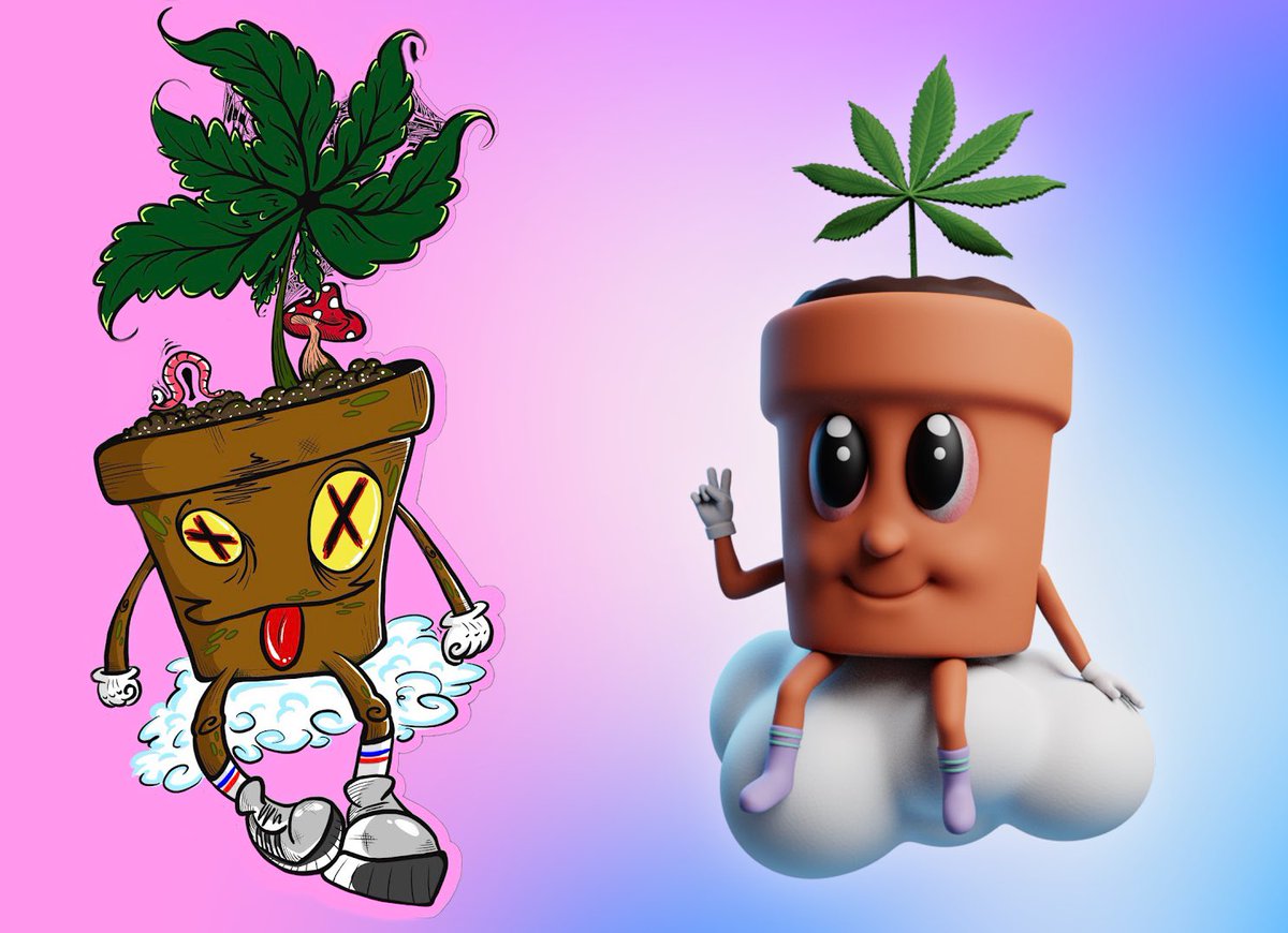BOBBY x <a href="/MamikCartoon/">MamikCartoon</a> ☁️🎨

YOU ABSOLUTELY KILLED IT!!!

We’re giving away this art piece + 5 whitelist spots for the Potheadz NFT

To enter:
🍃Follow Bobby + <a href="/MamikCartoon/">MamikCartoon</a> 
🍃RT &amp; Like
🍃Drop you’re #opensea addresses 

LFGGGGG!!! 
#NFTGiveaway #FreeMint #art