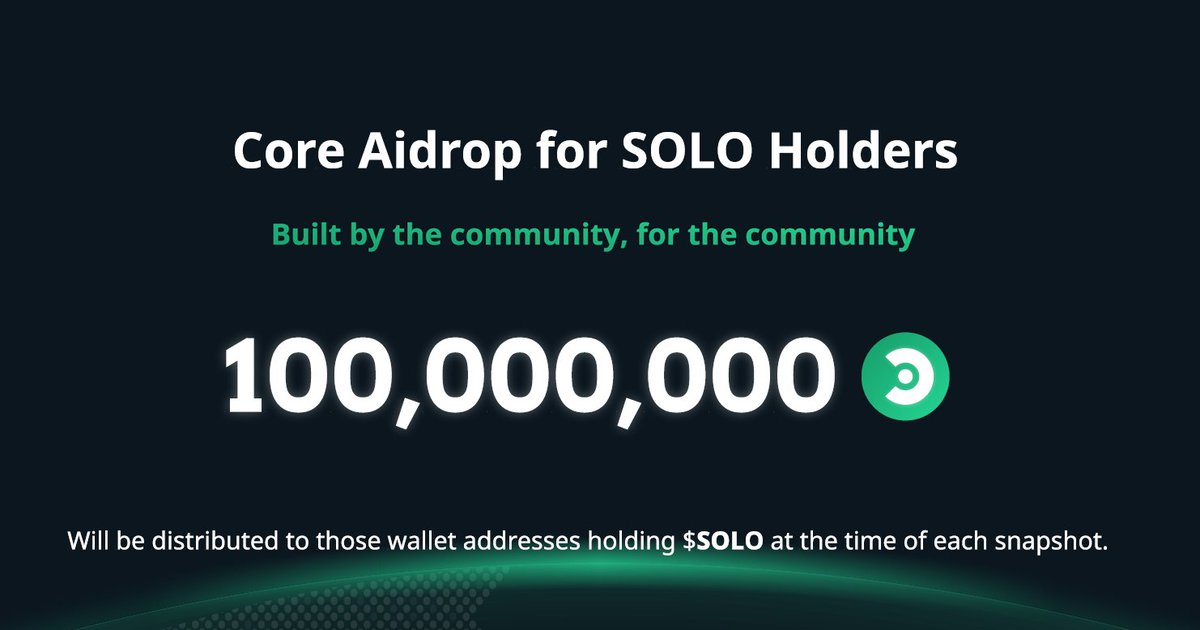 stedas's tweet photo. 🔥Another airdrop🎁 for the XRP &amp; SOLO community?

This one is also coming from Sologenic team and it is called - CORE

Stay tuned for another informative infographic👀

@realSologenic $core #fintech https://t.co/ANe2Wl3i98