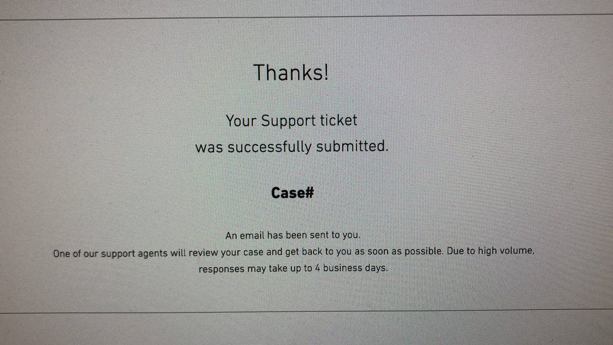 dontgiveadram's tweet photo. @ATVIAssist website support case tickets not generating case code or confirmation emails sent. X2 cases attempted so far. No response on Facebook either. No cases listed in account. Please help. https://t.co/WD4fuIrGBP