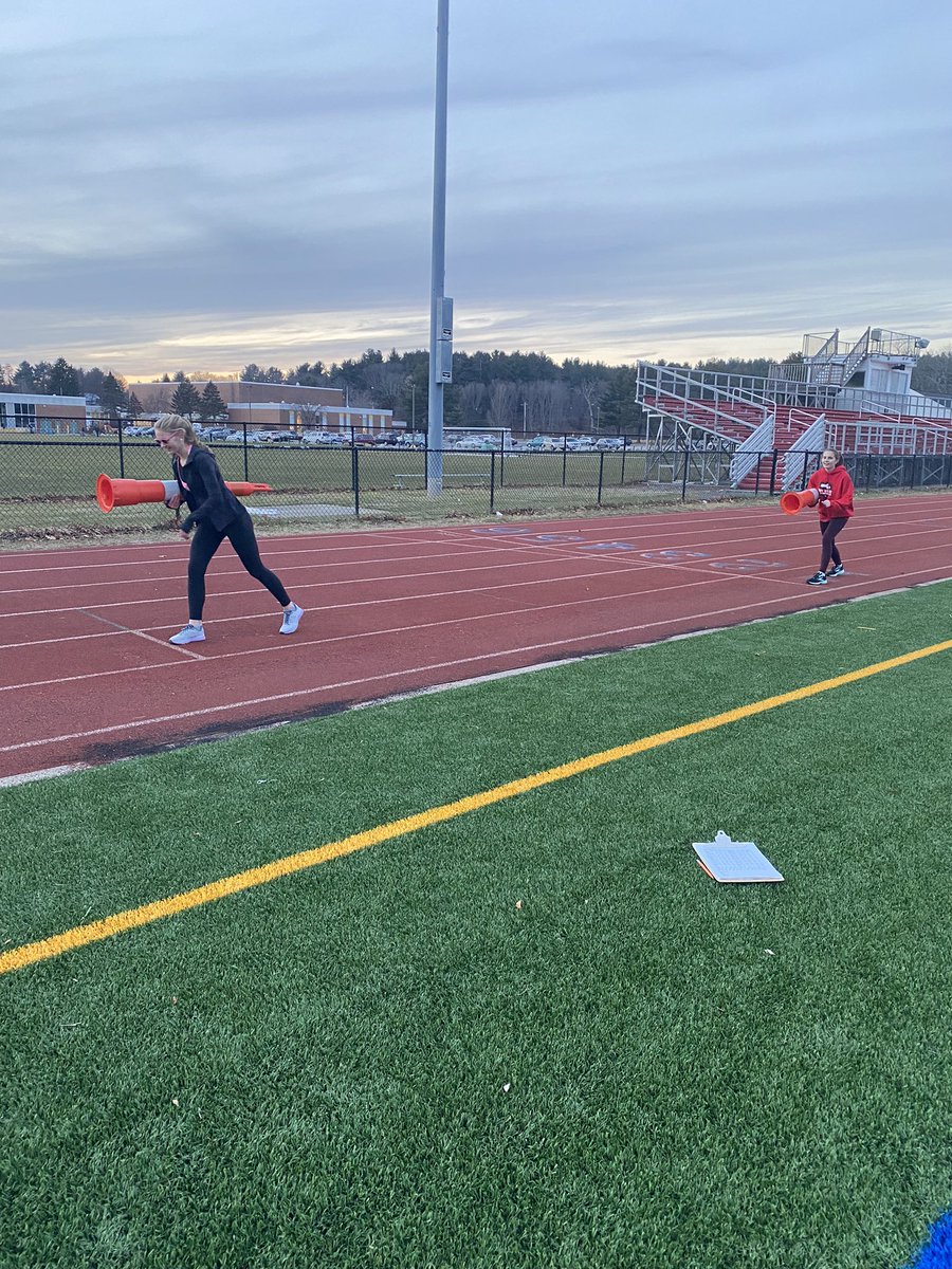 JennyRunAlot's tweet photo. Distance squad rockin’ a mini meet challenge. You all make coaching so much FUN! #hollistontrack https://t.co/sPZDJXng7a