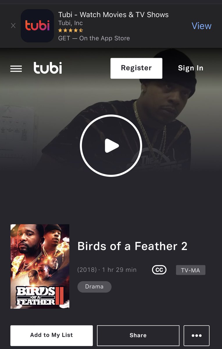 zaytovenbeatz's tweet photo. Go check out #BirdsOfAFeather2 it’s trending on @tubi make it #1 https://t.co/55IJ42iXNu