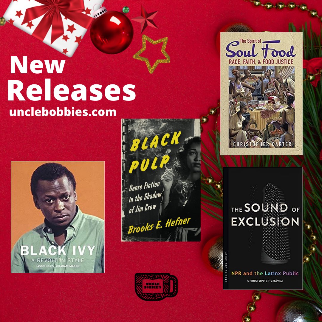 UncleBobbies's tweet photo. The good thing about receiving gifts late is that….
They’re still coming!
Hopefully someone will see these new releases and know that they’re the perfect gift for anyone! ♥️
#UncleBobbies #WeStillHere #UBNewReleases
#NewReleasesThisWeek #Bookstagram #ShelfConfidence #pubday https://t.co/bQDDQr2XMX