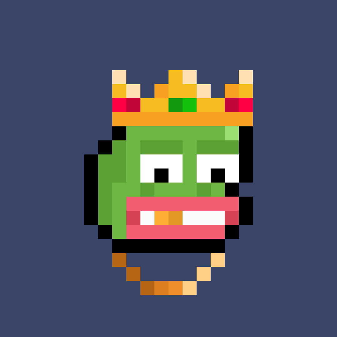 elodrawz's tweet photo. The King ๐ PEPE ๐ is still up for grabs!
#therareone
@jaggedsoft #pepethefrog #pepe #nftcollector
https://t.co/YsmEjSTvKN https://t.co/EHeqBZEk2K