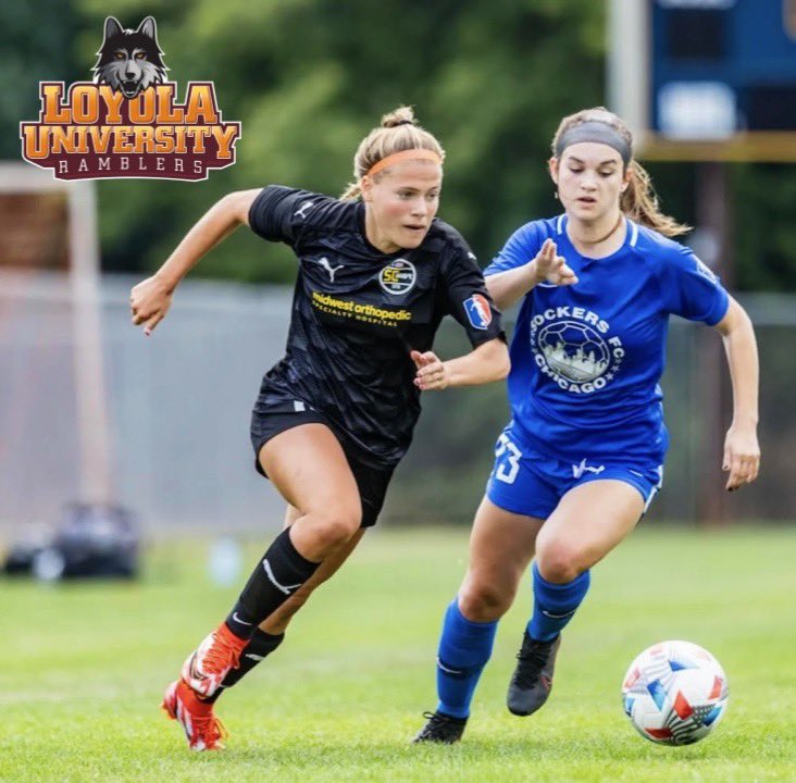 I am SO excited to announce my verbal commitment to continue my academic and athletic career at Loyola University Chicago!! Thank you everyone who has supported me leading up to this decision. Couldn’t be happier to be a future rambler!! <a href="/RamblersWSOC/">Loyola Women's Soccer</a> <a href="/SCWAVEROC/">SC WAVE</a>