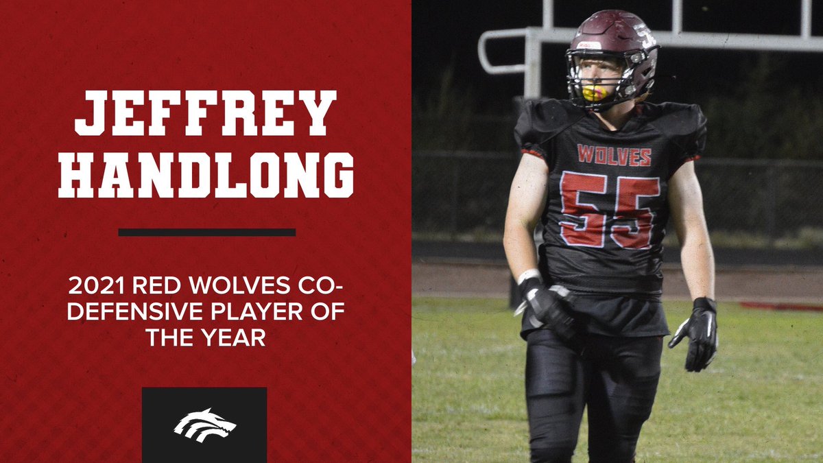 FB_RedWolves's tweet photo. Your 2021 Red Wolves Co-Defensive POY are @RonnieBergzz and @JHandlong 🔥🔥🔥 Congrats and well deserved!! #TeamAwards #RedWolvesFootball 🐺🏈 https://t.co/F7jcyYHAtM