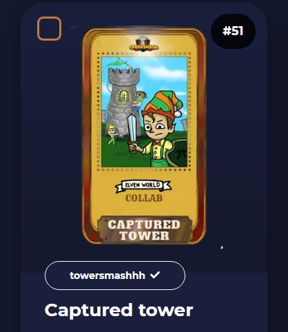 Dub_wizard's tweet photo. 🎉Let's celebrate the Towersmash &amp; Elven World collab!
#giveaway 10 Captured tower!🥳

- Flw @towersmashnft @Elven_World and me

- Join https://t.co/GqLv953e6X and https://t.co/V21XD5oTWs

- RT #WAX adr👇ends in 72h gl🙏

#NFT #NFTs #NFTCommunity #nftcollector @WAX_io @AtomicHub https://t.co/jesSNCQ8jf