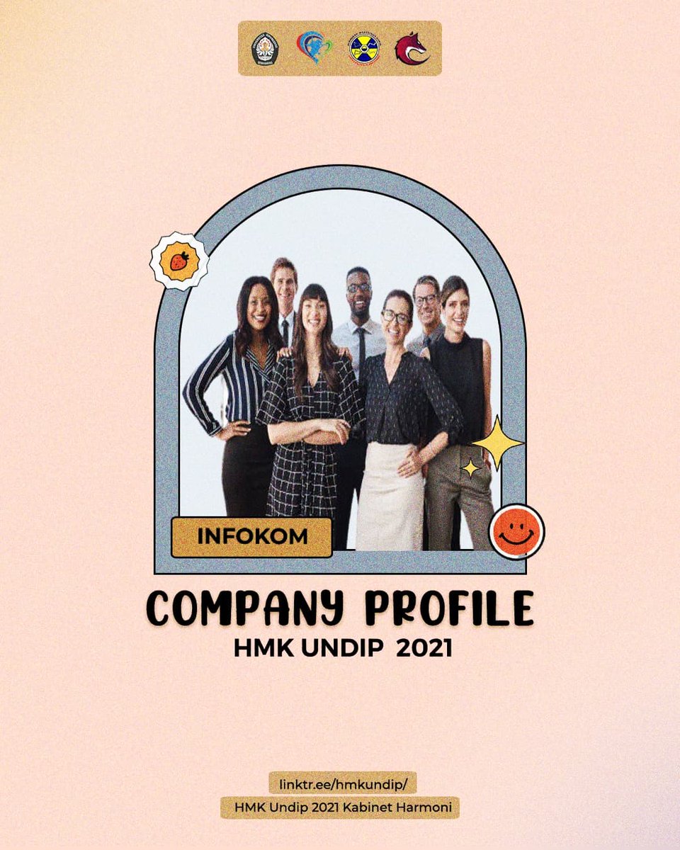 HMK_UNDIP's tweet image. [Company Profile HMK 2021] 

Bonjour, Chems! 

Jalan jalan ke pantai losari
Jangan lupa membeli kwaci
Mari kita wujudkan harmoni
Berkolaborasi dalam sinergi 

Akhirnya, company profile HMK 2021 kabinet harmoni udah rilis nih teman-teman.