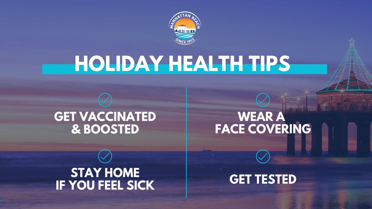 The holidays are here and as we begin to celebrate, please remember to take precaution and remain vigilant of COVID-19.