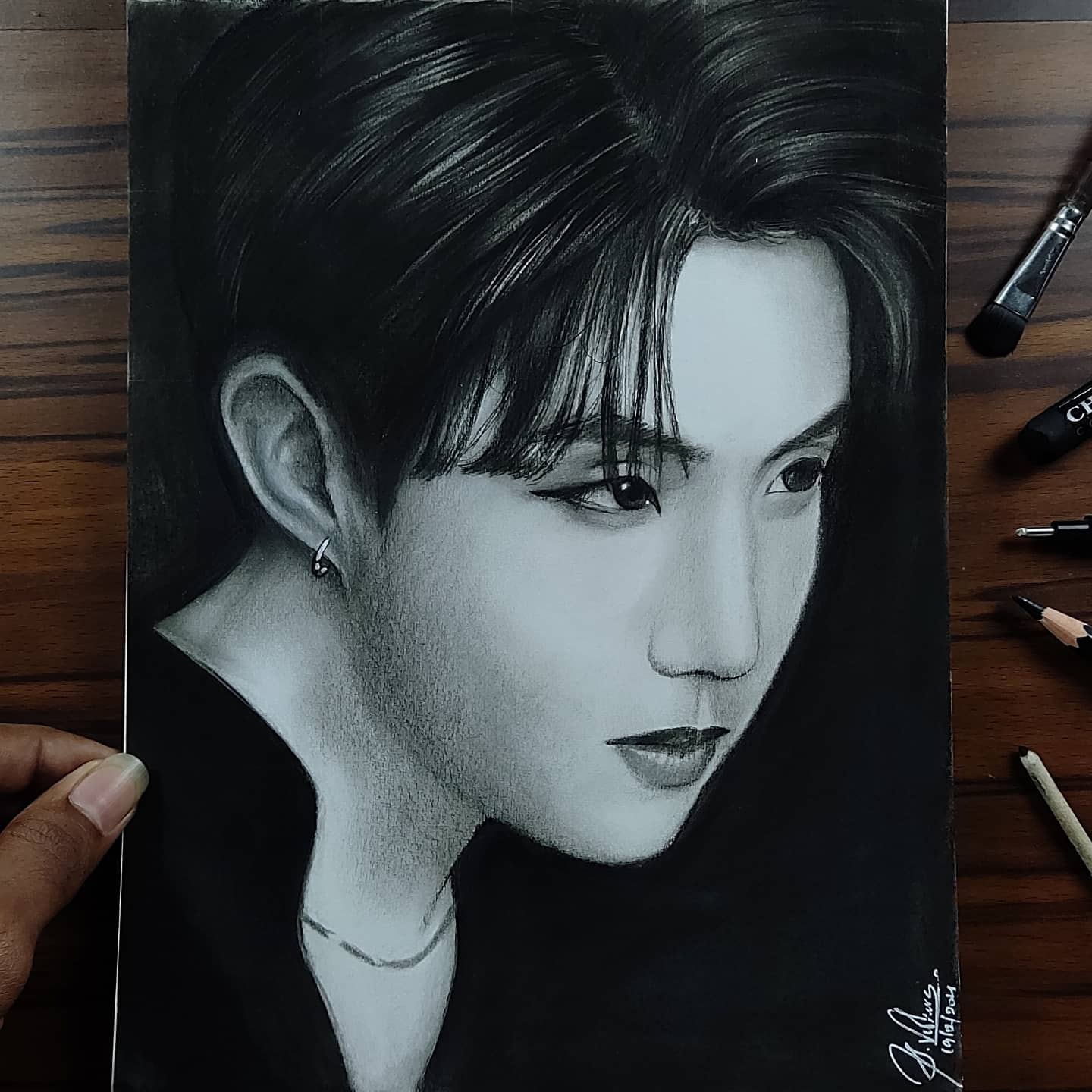 Art Fire - J-Hope~💜✨ (Butter Concept Photo Sketch) . . .... | Facebook