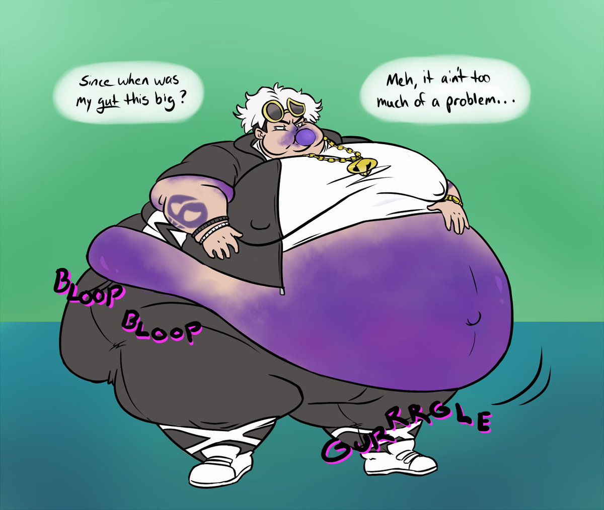 DeanEarwicker_'s tweet photo. A fruity new snack lends itself to a devious discovery!
Knowing him, he's completely serious about making himself the biggest and baddest around 😈

Done for @PhiltJohnson1 ! Thanks again!! https://t.co/gM7vmyvxRh