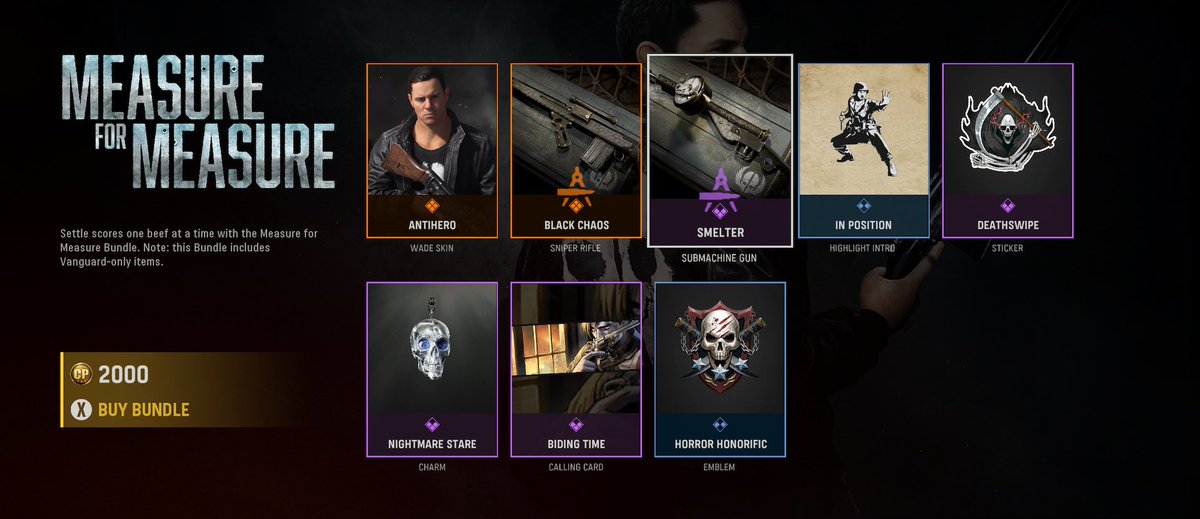 CODBO7Informer's tweet image. 🎁Measure for measure STORE BUNDLE GIVEAWAY!🎁

To win it, just:

• RT this tweet

• FOLLOW @CODWW2Vanguard + @MWIICODNews 

⏱ Ends in 2 days ⏱