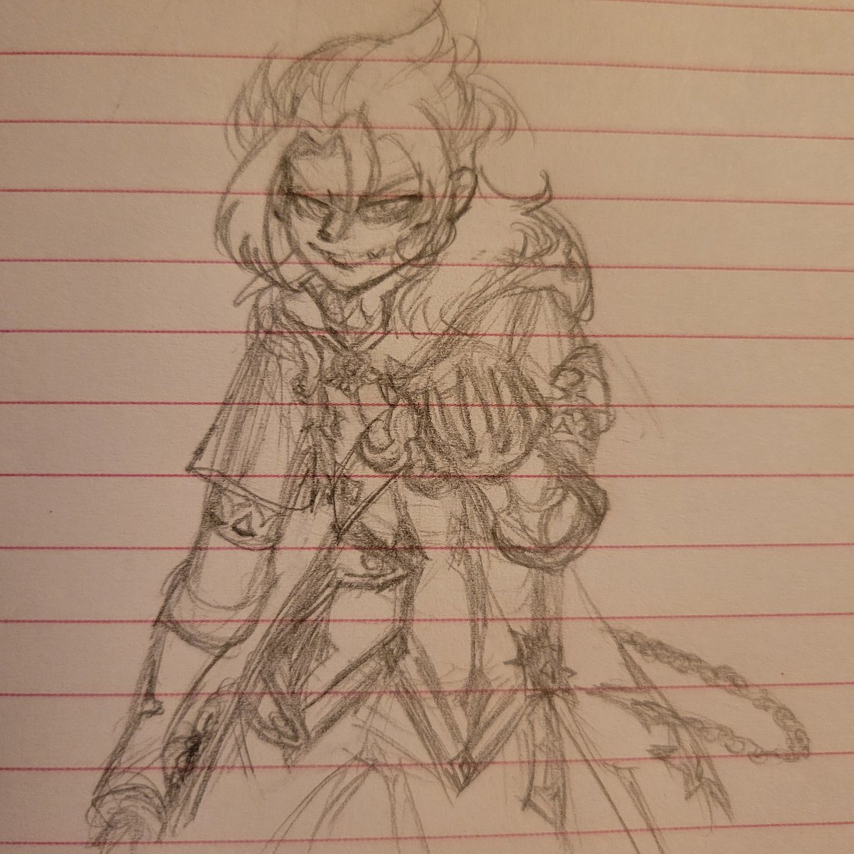 atermoriart's tweet photo. I'm starting to like drawing albedo like this and idk how to feel abt it https://t.co/f3DetaFHgC