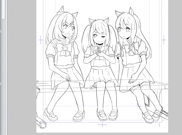 モブウマ娘同人、あとは表紙だけです。
今日は休暇を頂いてるので何とか描き上げたい。 