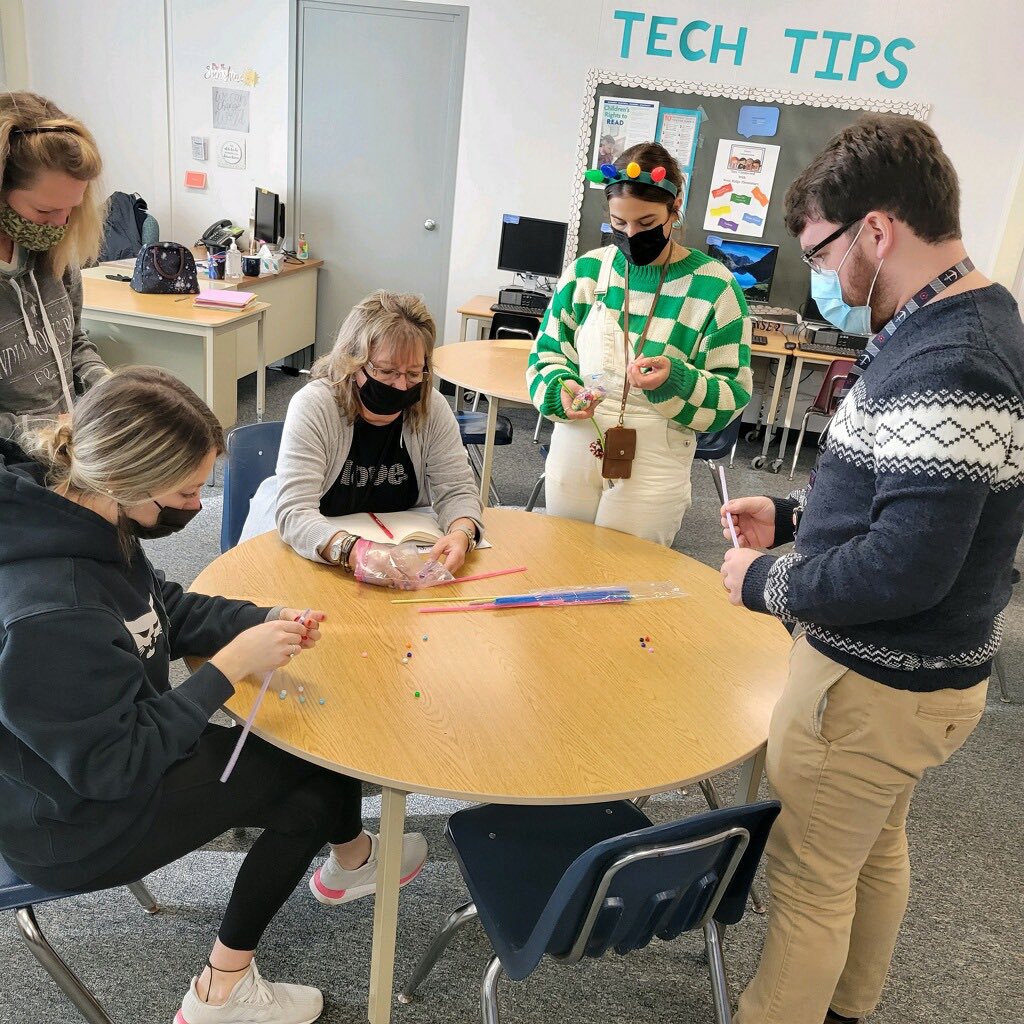 Pictured here: Our WR special areas team working on their “breathing stick” technique. A big shoutout to @mpotterGCSD for today’s mindfulness PD, & for providing centering strategies for our students! 😊 @WestRidgeGreece @GreeceCentral @GCSDsuper @valeriekpaine