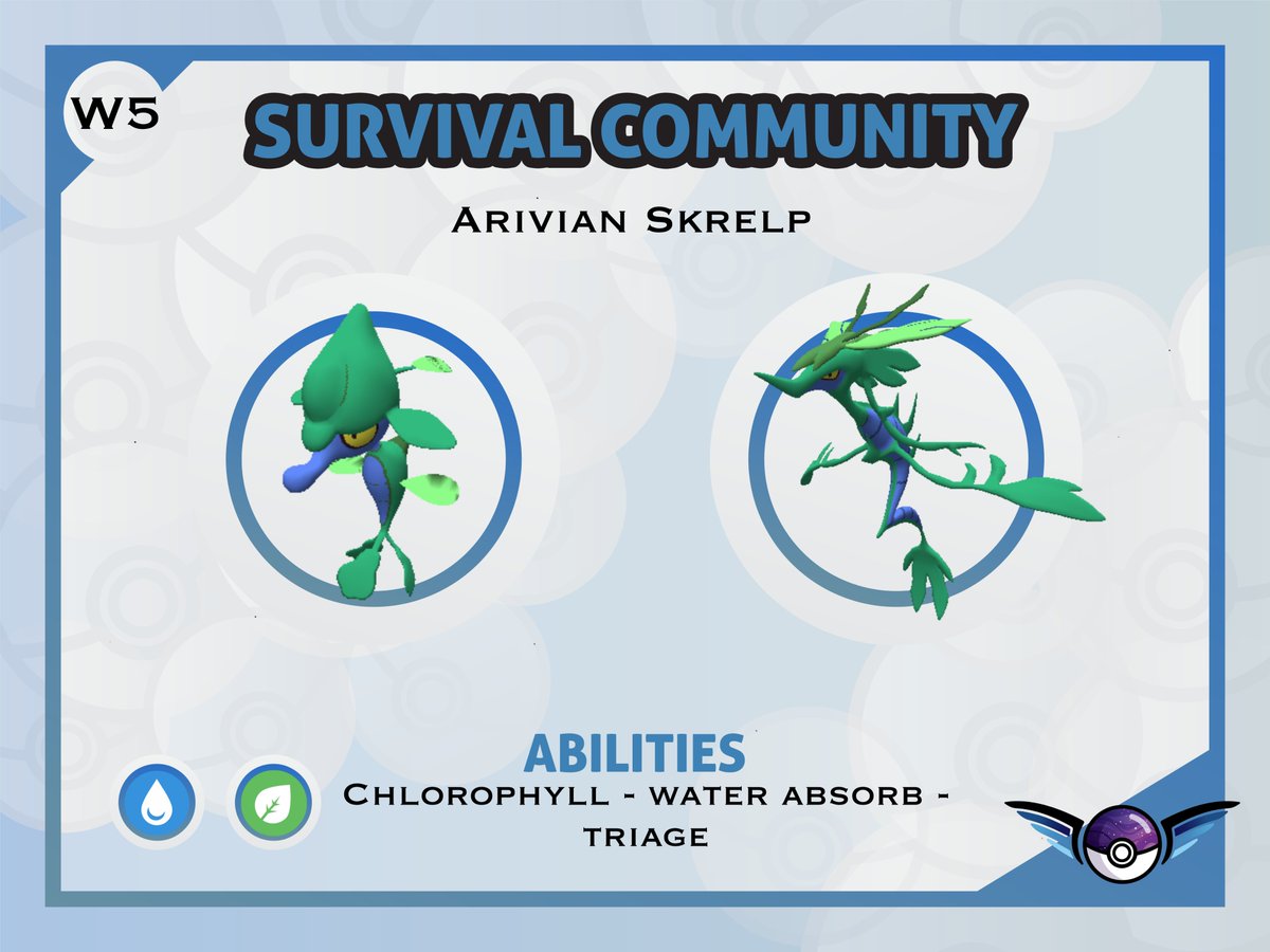 ppmcOfficial's tweet photo. Week 5 of Survival Community weeks is here! Find our custom form Arivian Skrelp in Survival on PPMC this week! #Pixelmon #Minecraft https://t.co/O2lBJkoYWg