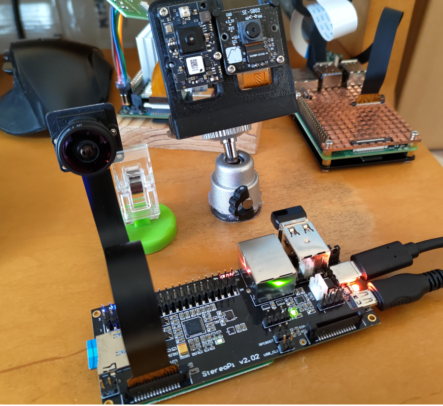 ltd_soho's tweet photo. Finally I received #StereoPi v2 board and could connect SE219 camera board of various FoV option with libcamera. #raspi_CM4 #libcamera #3D https://t.co/SQBqHl1Qnq