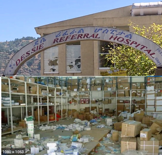 YonathanSolomo1's tweet photo. Dessie Specialized Hospital was established 80 yrs ago to serve 10 million citizens from Amhara, Tigray &amp; Afar. It was the only specialized hosp in east Amhara. #TPLFTerroristGroup looted &amp; destroyed it. #KnowMore, #NoMore silence! #Lehager 3/6 https://t.co/KssYOtOCKa