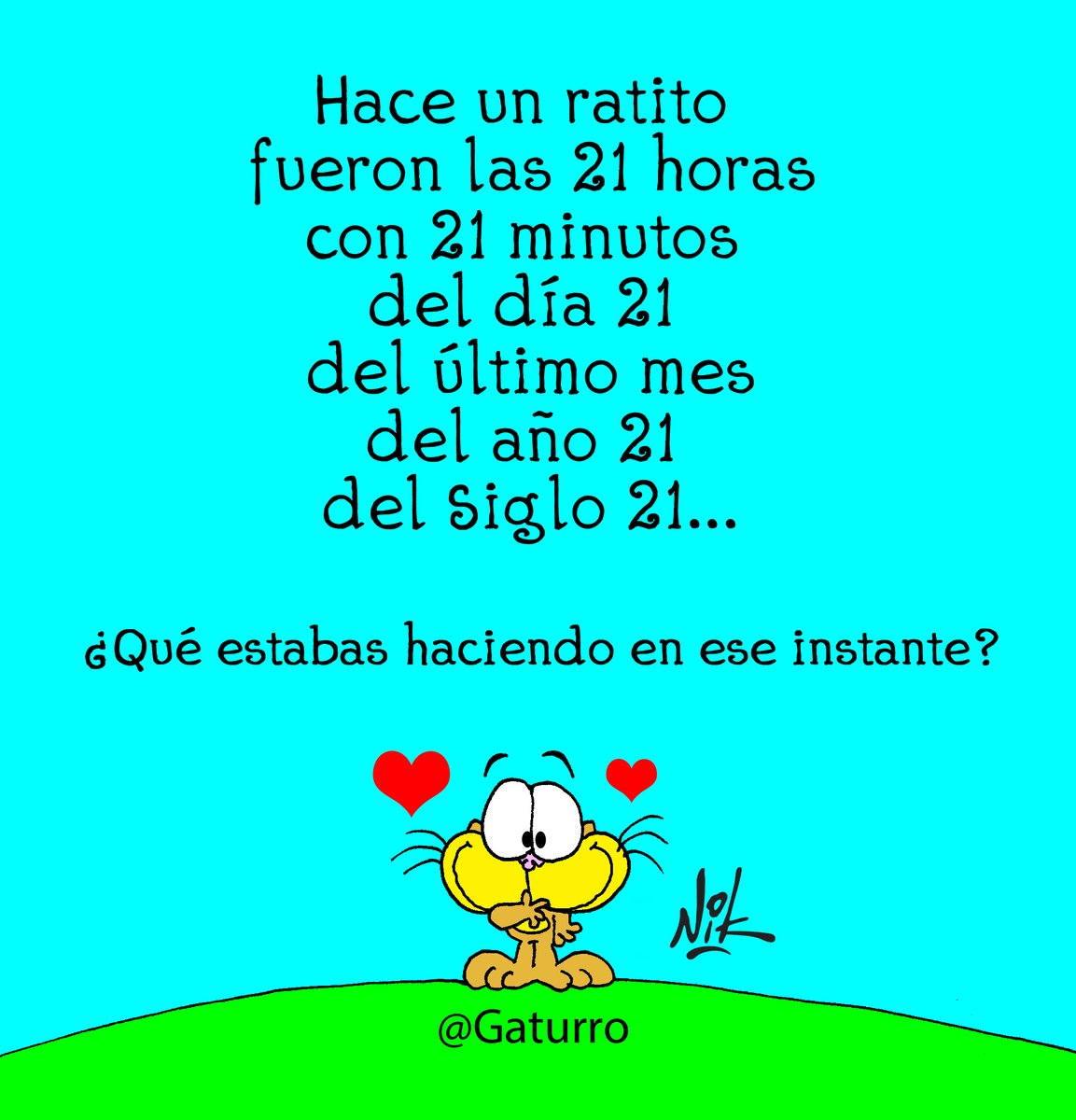 Nikgaturro's tweet photo. 21 del 21 del 21 https://t.co/RIxR3AOYZu