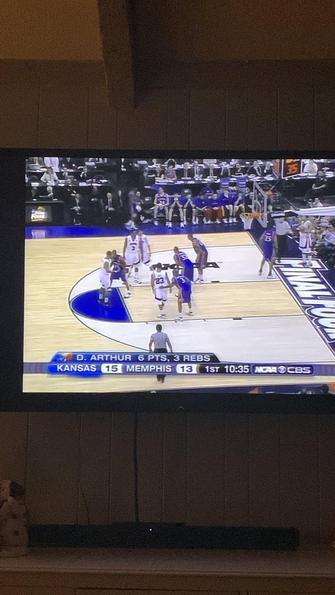 DocShobe's tweet photo. @KUHoops Looks like I’m watching another game tonight with my kids! https://t.co/G89A6WA6YT