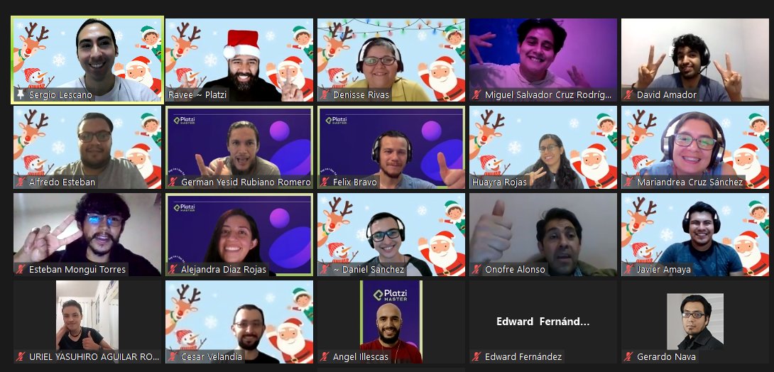 javieramayapat's tweet photo. #PlatziMaster Merry Christmas 💚 Thank you @platzi for join this awesome people 🪅🙋‍♂️🇲🇽🇨🇱🇦🇲🇨🇦 https://t.co/c72boc5VFQ