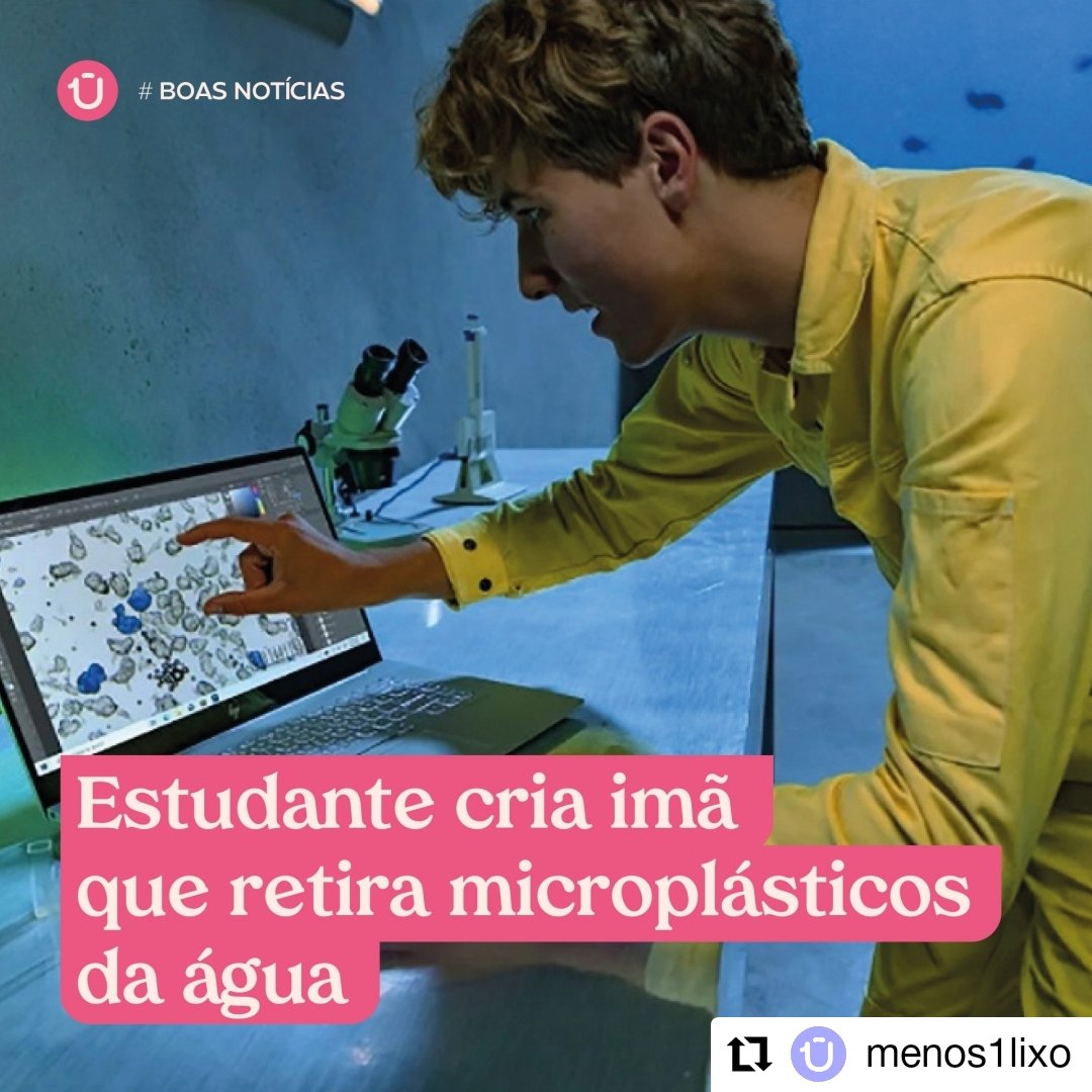 studioinkag's tweet photo. #Repost @menos1lixo
• 
O #estudante irlândes, Fionn Ferreira, desenvolveu um "imã líquido" que atrai os microplásticos e os retira da água. Essa #inovação fez o jovem #vencer a Feira Internacional de #Ciências do @Google! Saiba mais no nosso ultimo post do Instagram 🖤 https://t.co/B5E9lbnR6o