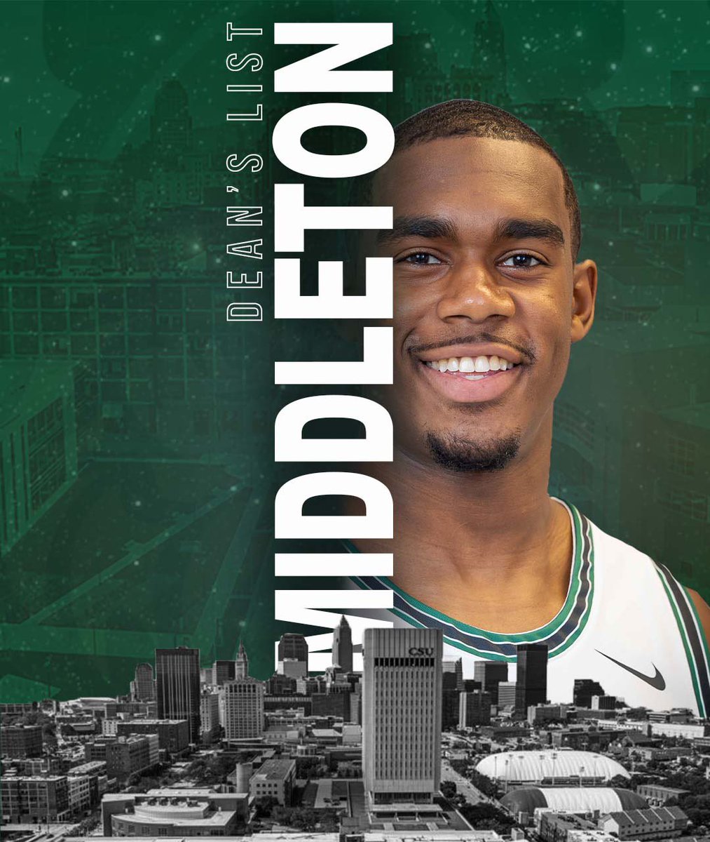 Cleveland State Men’s Basketball 🏀 (@csu_basketball) on Twitter photo 📕 Congratulations to Freshman <a href="/JColeMiddleton/">Cole 〽️</a> for making the <a href="/CLE_State/">Cleveland State University</a> Dean's List. This is an honor given to a student who finishes the semester with a 3.25 or higher term GPA!
Majoring in Philosophy, Cole has made the Dean's list in his first semester of college! #GoVikes 📕 Congratulations to Freshman <a href="/JColeMiddleton/">Cole 〽️</a> for making the <a href="/CLE_State/">Cleveland State University</a> Dean's List. This is an honor given to a student who finishes the semester with a 3.25 or higher term GPA!
Majoring in Philosophy, Cole has made the Dean's list in his first semester of college! #GoVikes
