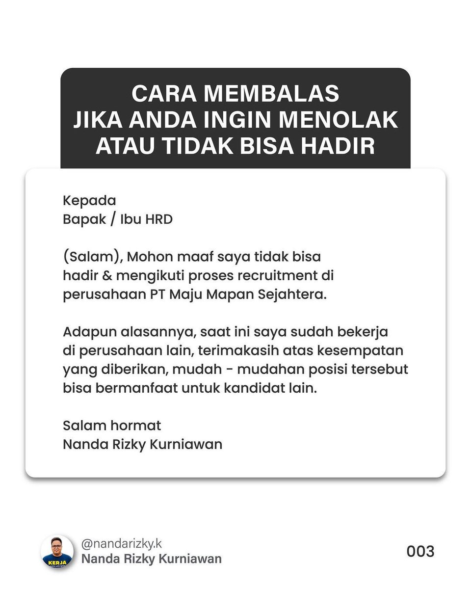 karirmuid's tweet photo. Hari gini masih bingung cara balas email HRD setelah kirim lamaran via email?

Hayuuuk semua karir holic merapat!

#Dewasa https://t.co/hLjfvytE0o