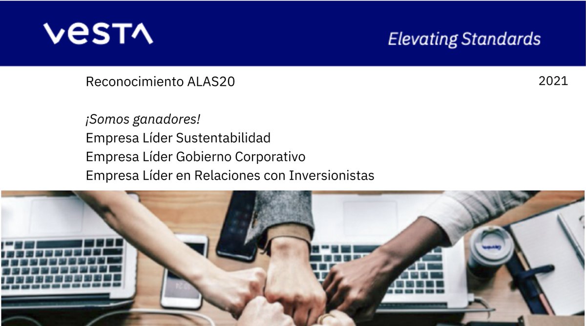 Este reconocimiento ha sido entregado por ALAS20 con base en votación en Latinoamérica, Europa, Norteamérica y Asia.

El ranking de nuestra categoría está conformado por las 10 empresas con las más altas votaciones en cada una de las categorías.

¡Muchas gracias!