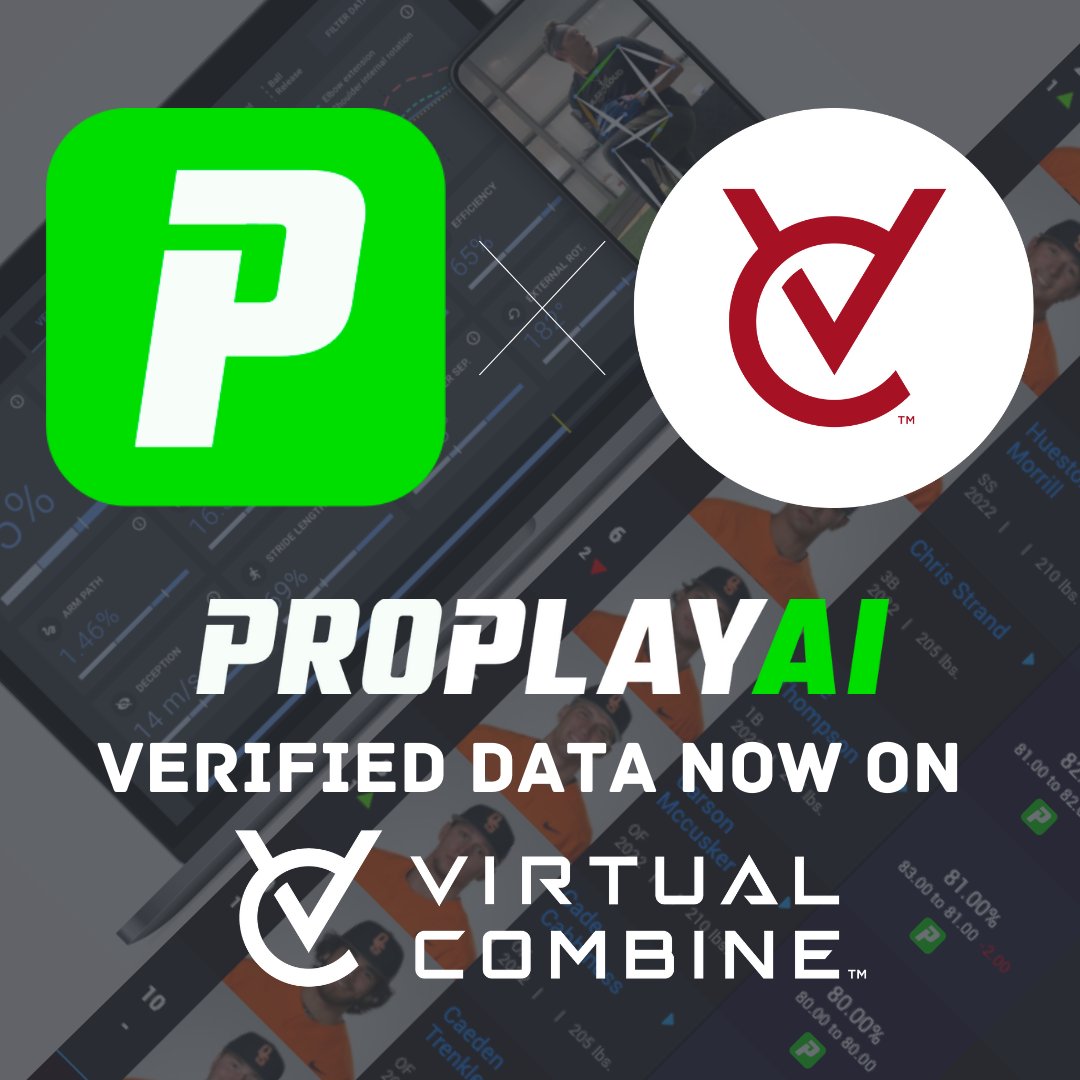 3motionAI's tweet image. 🔥⚾ Exciting announcement! We’ve partnered with @virtualcombine to provide organizations the #1 solution to collect, evaluate, store, and share their data. Coaches can now transfer their ProPlayAI data into their Virtual Combine database. #pitchingmechanics #AthleticIntelligence