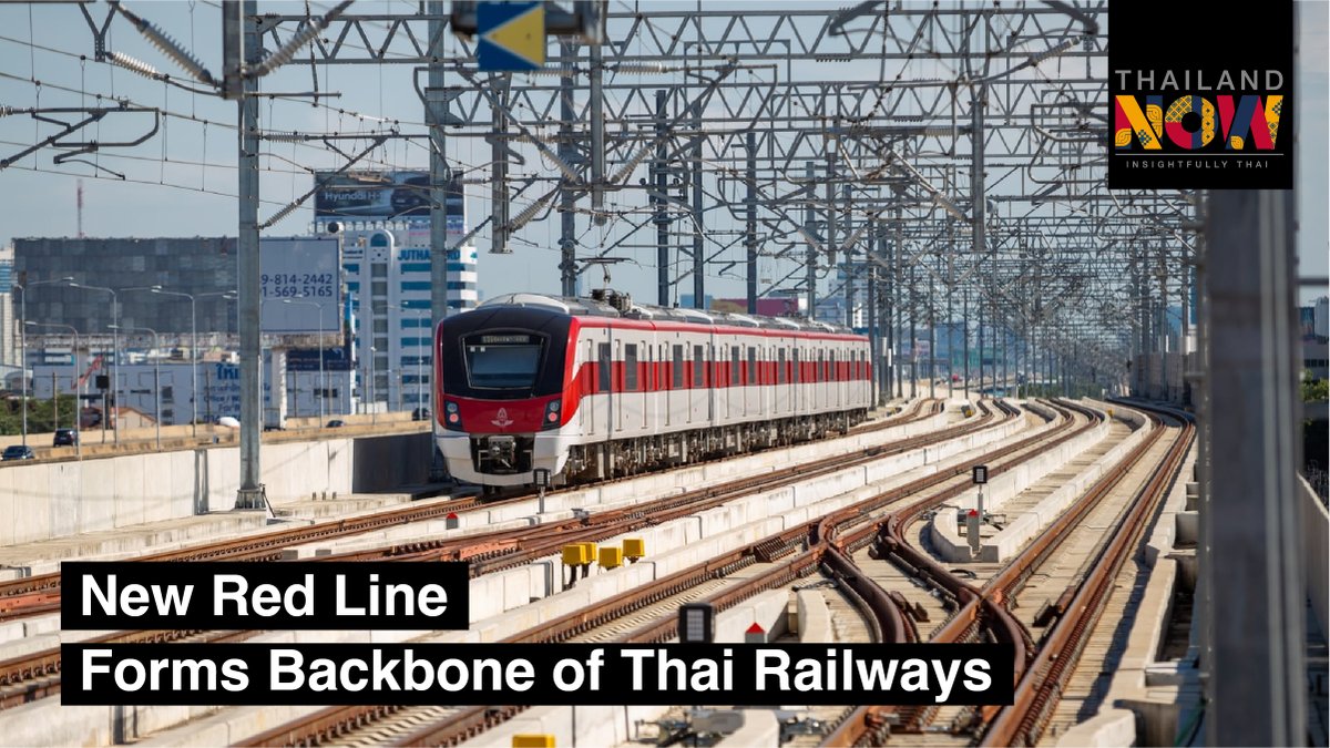 Attention, passengers. 🚉 The @RedLineBKK is the latest railway running through Bangkok, but it’s so much more: this new rail line is laying the track for national prosperity. Go to #ThailandNOW to learn about the Red Line and where it’s taking us: bit.ly/3E5KGsO