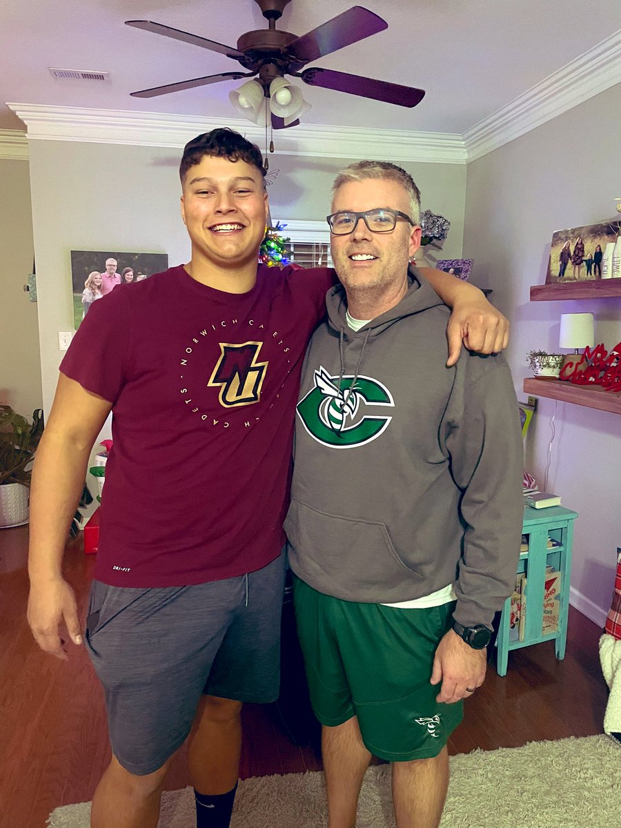 Todd_Helton's tweet photo. Always a great night when a past #NastyDawg stops by to catch up while on Christmas break. #HornetsForLife #GoCadets @mauricesylvia57 https://t.co/fmdflQLTVe