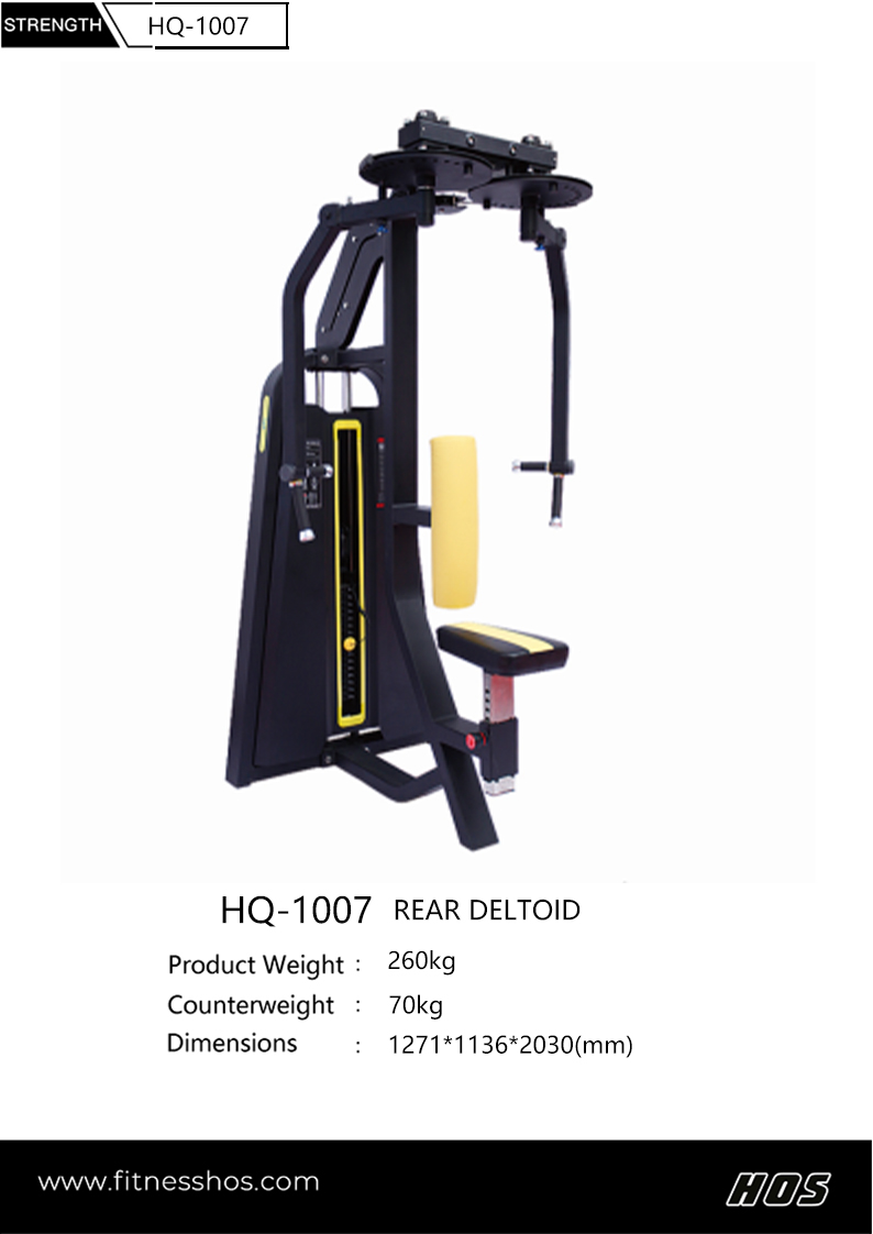 Robert201866's tweet image. Rear deltoid exercises: sit in a chair, keep your chest close, lean forward and lower your head, hold the horizontal handle, and keep your elbows slightly bent throughout the whole process. 
Email: hosfitness@qdmzr.cn. Whatsapp : +86 13210039830
#RearDeltoid #PecFly