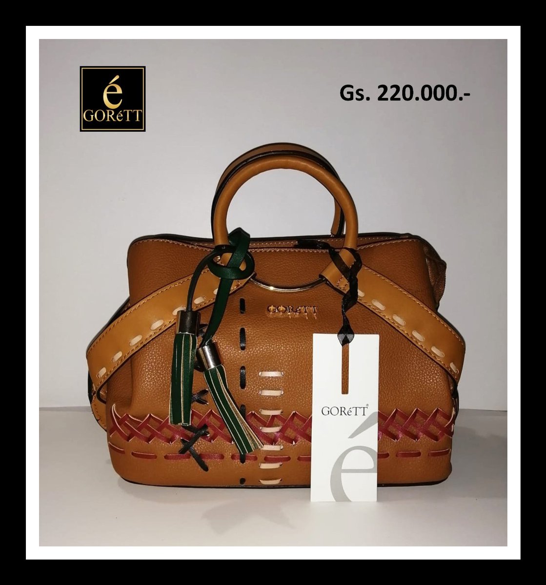 nhakyrapy's tweet photo. Cartera Gorett, marrón.
Precio: 220.000 Gs.
Contacto: 0983627533
Delivery Asunción y Gran Asunción
Escribinos aquí: https://t.co/e01Nn88srH
#chenson https://t.co/vu7NovvB1W