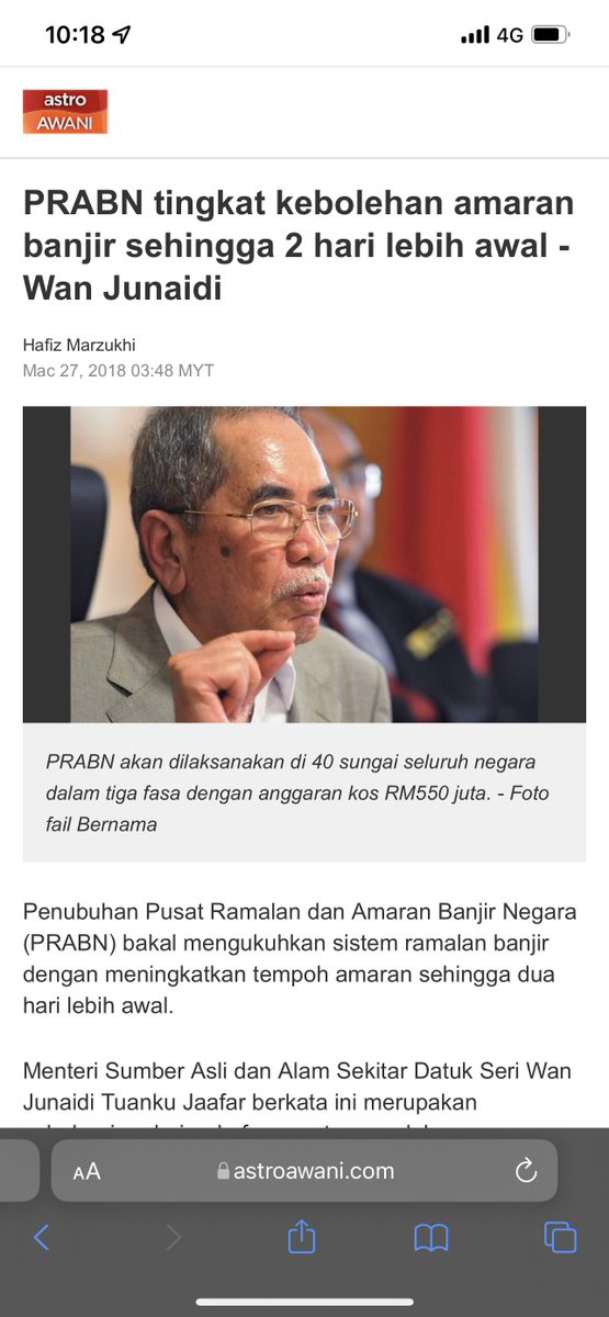 chairmanGLC's tweet photo. Tahukah anda bahawa kita ada Pusat Ramalan dan Amaran Banjir Negara (PRABN)? Website dia https://t.co/O7ui9lsVdn tapi tak accessible. https://t.co/lf5jDRgEsX