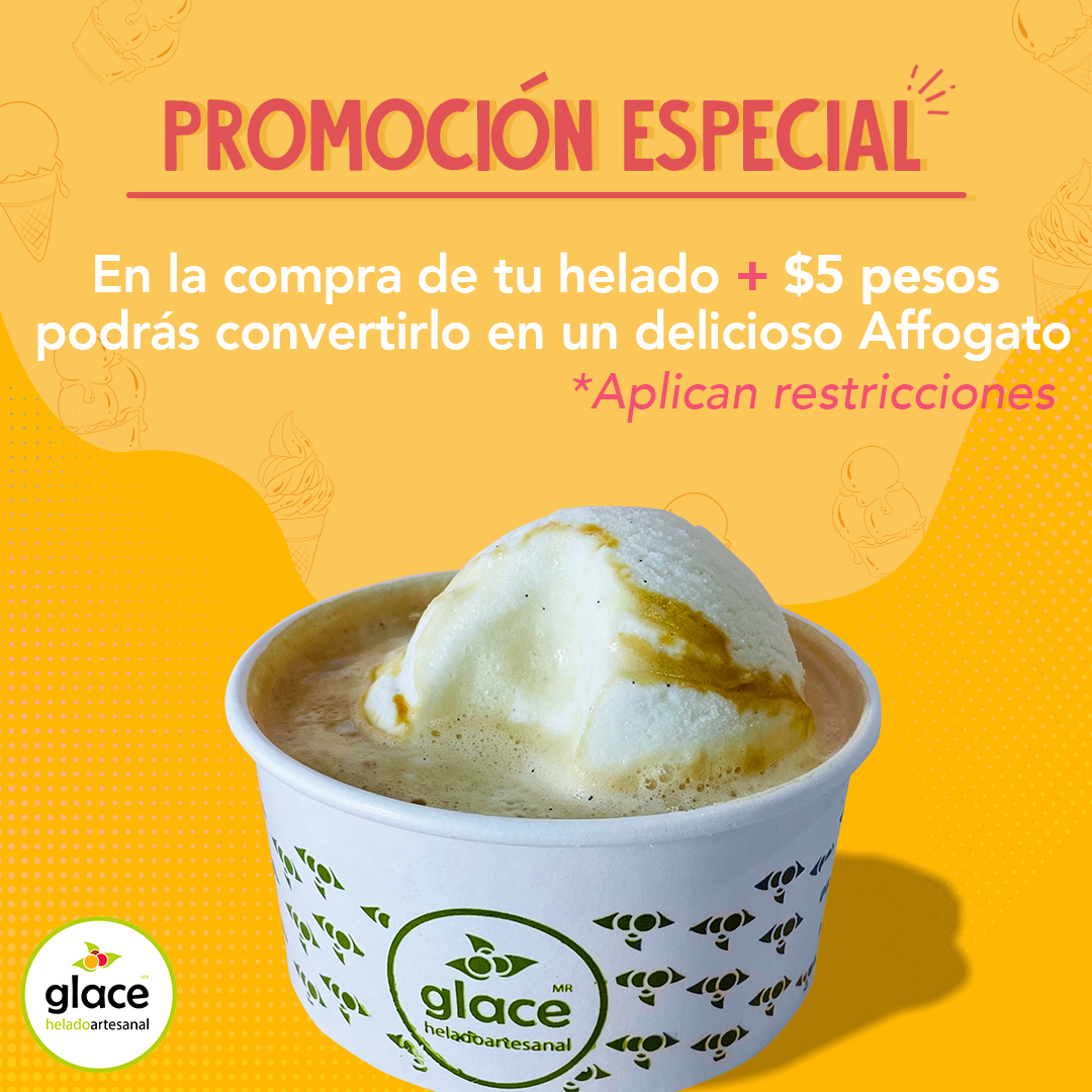 ¿Frío? 🥶
En  #Glace tenemos la mejor opción para transformar tu helado en #Affogato. ☕🍦

No dejes pasar esta promoción única, te esperamos en: Av. Coyoacán 360-Local A, código 2, Del Valle Norte 👉 bit.ly/3aoXK05
