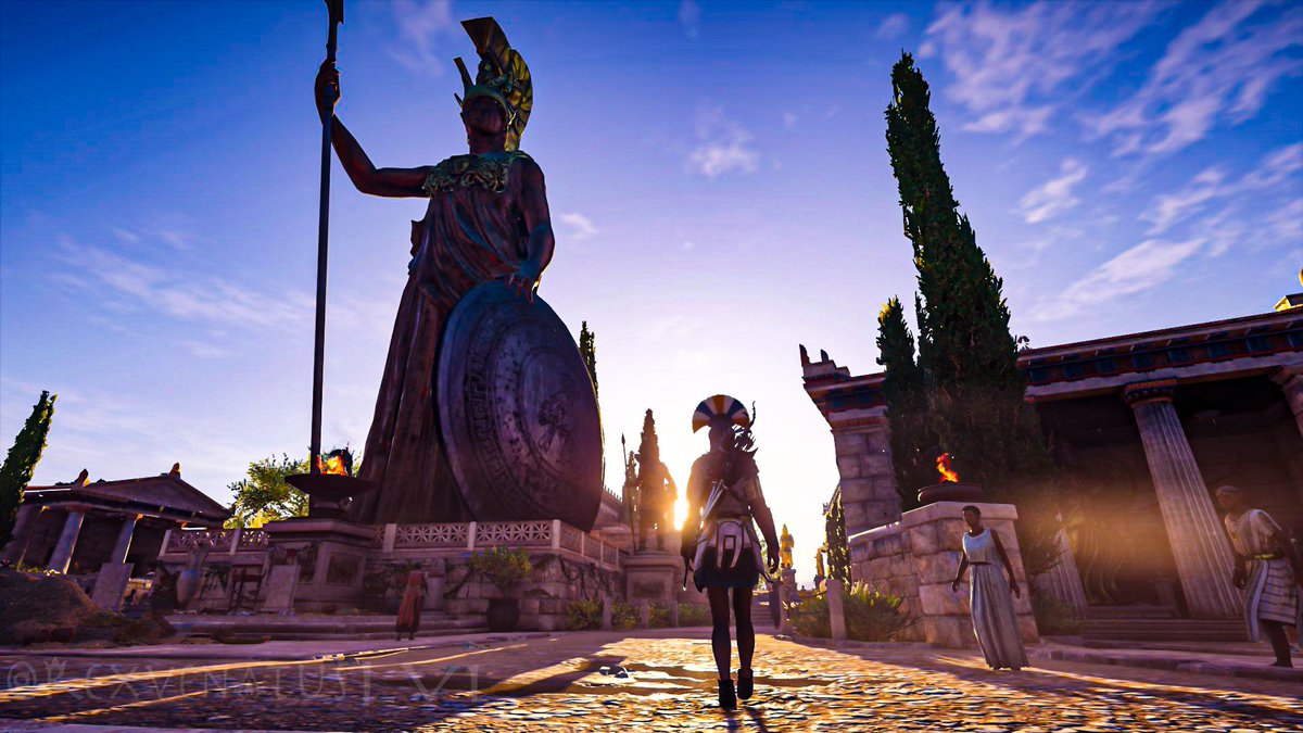 rexvenatusLVI's tweet photo. I may be a little late…but here’s my submission for the spirit of Greece #OdysseyPhotoMode  @assassinscreed https://t.co/ijB2kQsS1U