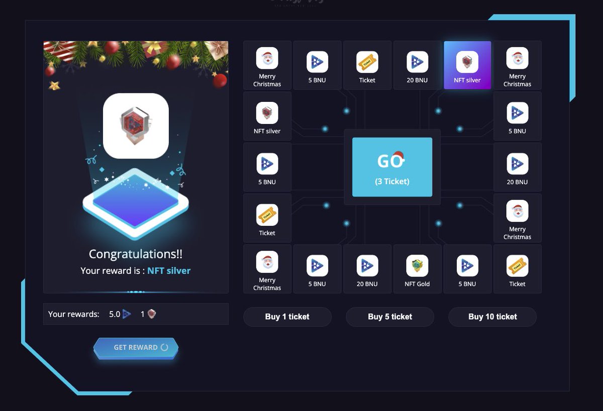 Bytenextio's tweet photo. 3️⃣ DAYS LEFT FOR #CHRISTMAS 2021

3️⃣ HOURS LEFT FOR LUCKY PEOPLE

If you missed owning ByteNext #NFTs on Stage 3, this Stage would be a chance for you.

PLAY 👇
https://t.co/3hnnLYEt7F

#AAtournament https://t.co/CcrBVyvqcj