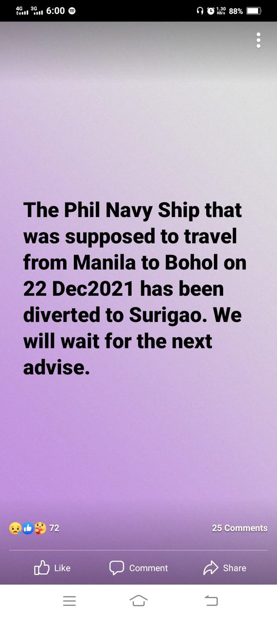 laliceclusive's tweet photo. Donations that was meant for Bohol was moved to other areas. Looting might really happen in Bohol if necessities aren't made.
#BangonBohol
#BoholNeedsHelp
#OdettePH https://t.co/KQSTeG8mQh