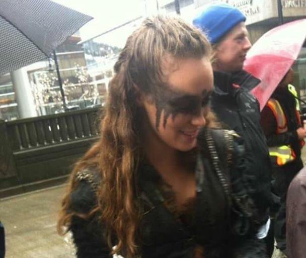 debnammcgraths's tweet image. can you believe that we never see alycia as lexa again? 😭
