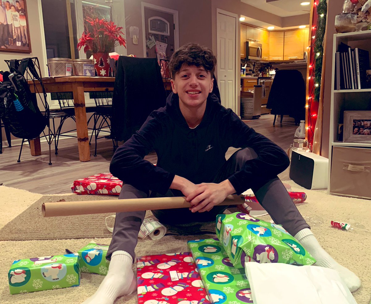 All wrapped for the adopted family from the Lakeside Boy’s Basketball team w the help of my boys! #family #christmasspirit  <a href="/lakesidehoops1/">Lakeside Boys Basketball</a>
