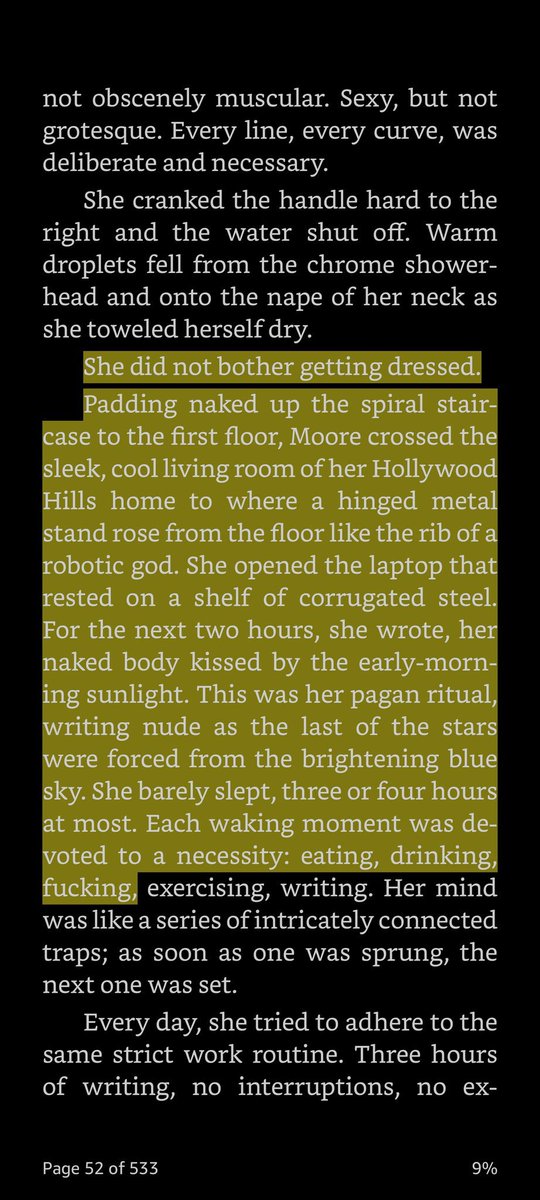 menwritewomen's tweet photo. in honor of #BookTwitter trending here’s a passage from KILL CREEK by Scott Thomas that is definitely not weird or misogynistic https://t.co/wqGgTtuCi3