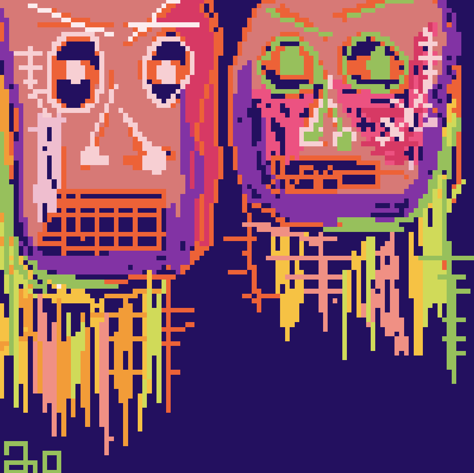 #20, Jean Michele 1.  #nftart #NFTartist #NFT #OpenSeaNFT  #basquiat #pixelart
