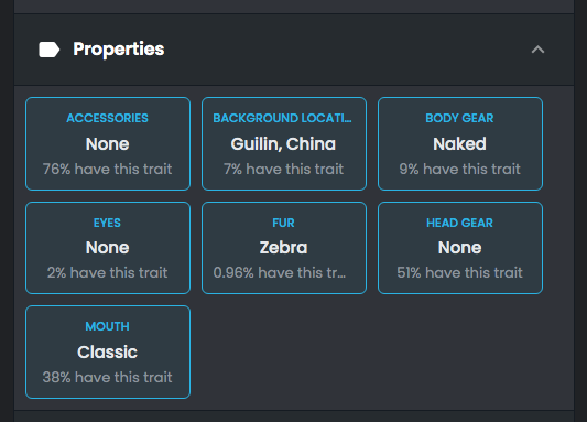 🌤️ gm PH CT

What happens when you cross a Tarsier and a Zebra?

👀 looks rare.

#TNL #SneakPeak 
#ETH $ETH
#cryptocurrency 

opensea.io/assets/0x495f9…