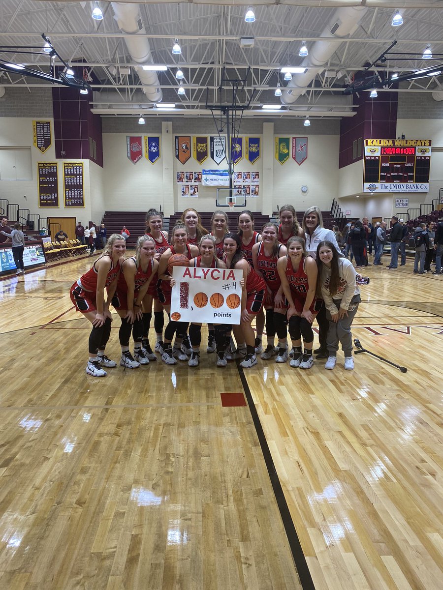 Congratulations Alycia Lindeman on 1,000 points!