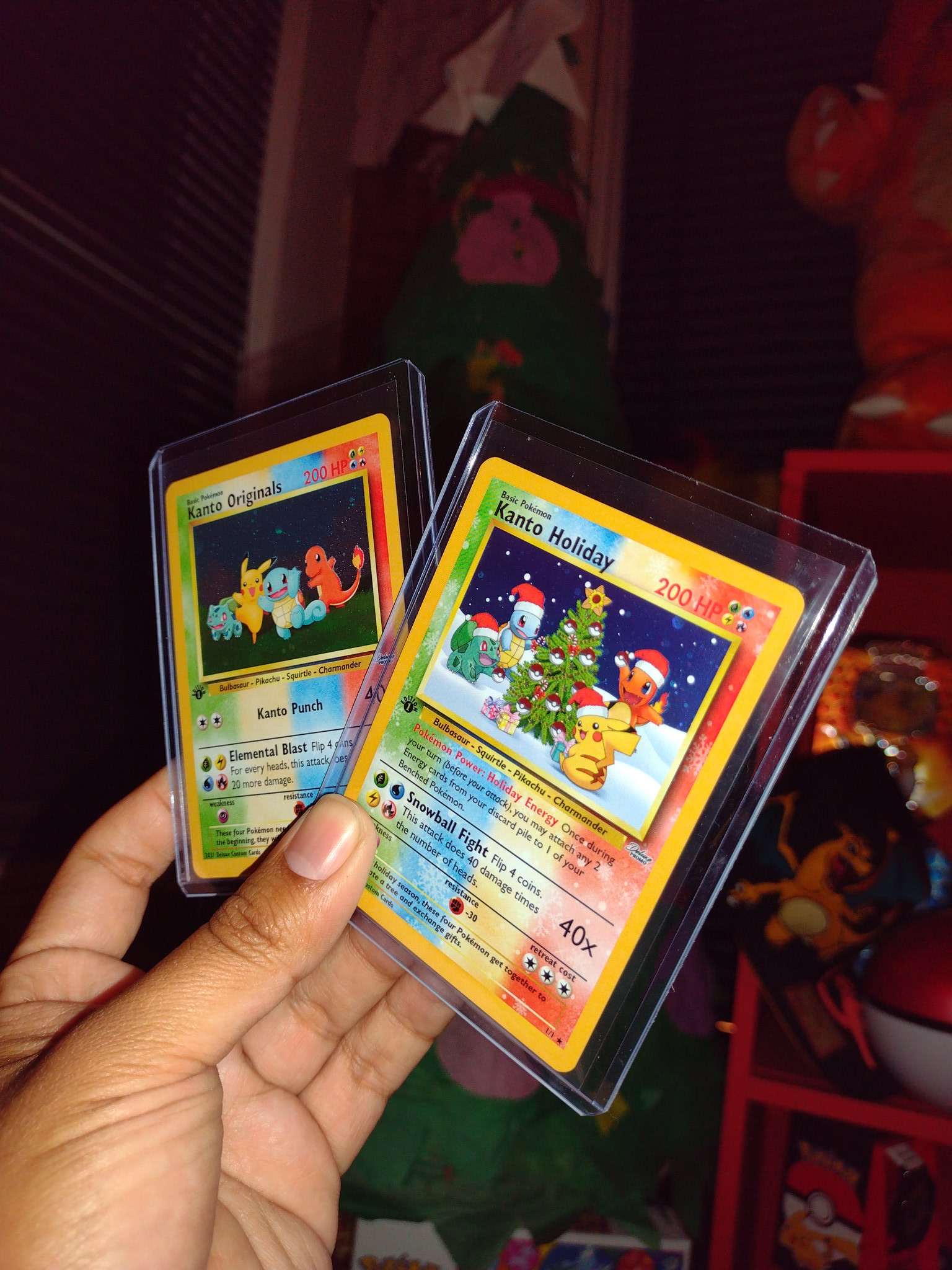 kanto originals pokemon card Gen 1 Original Base Set Starter Evolutions Framed Showcase (9) 1999 and Venusaur against a black background Tomcat on X: "Two of