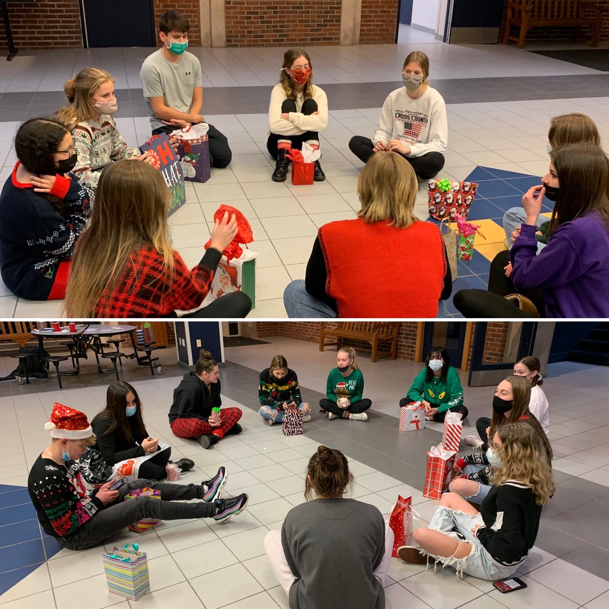 Happy Holidays from SHS Student Council! 🎅🏼🎄#shsstuco #whiteelephant #cookiedecorating