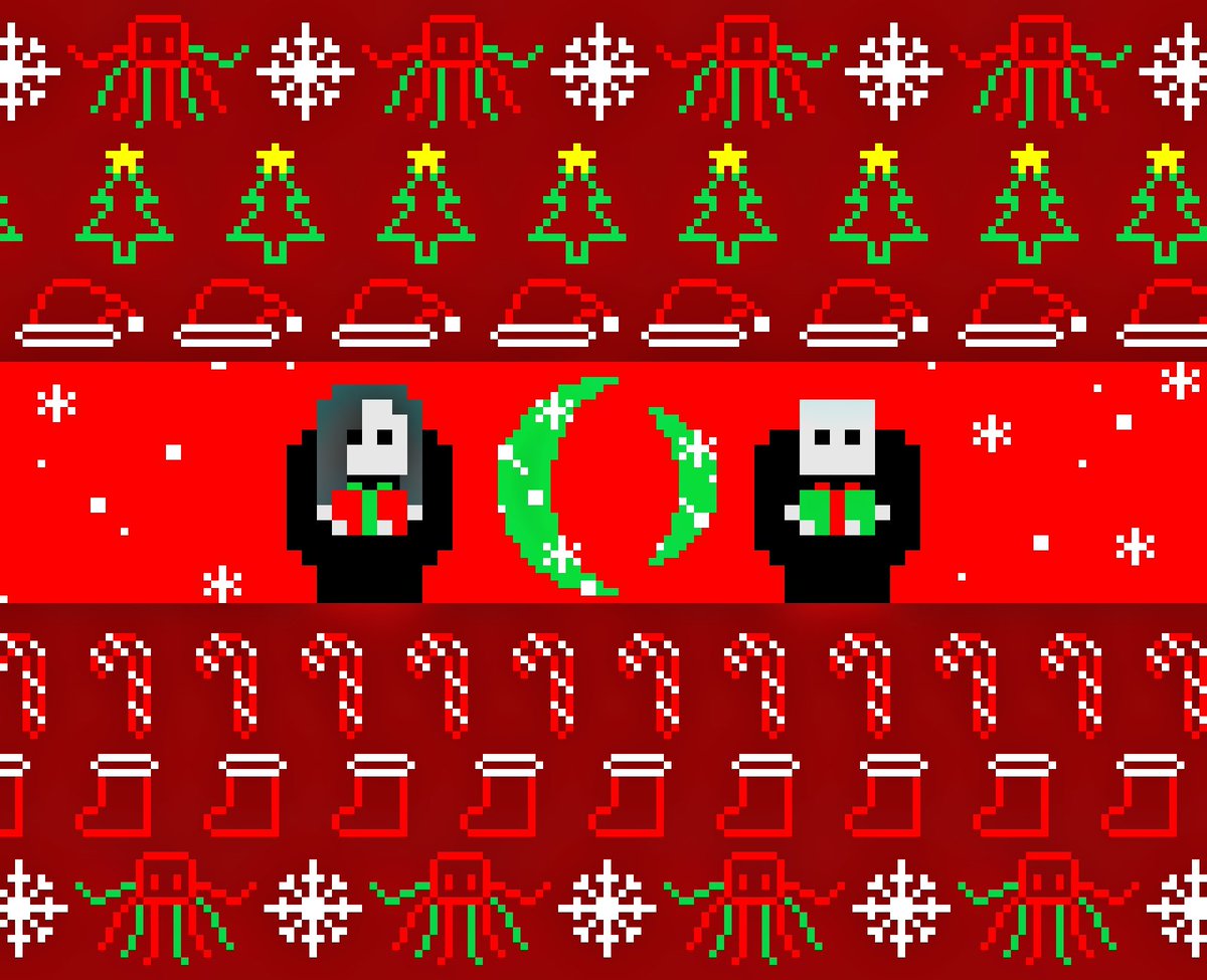 a perfect christmas 2021...
❤💚❤

#aperfectcircle
#eattheelephant
#fanart
#pixelart