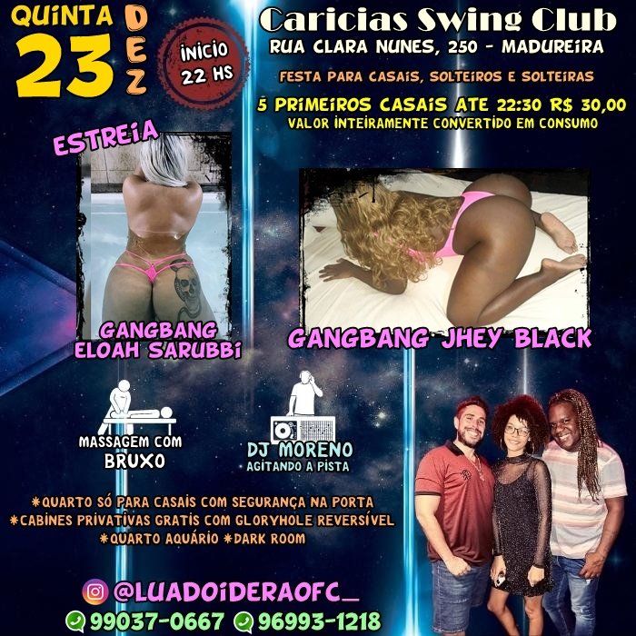 MorangoDoideir2's tweet photo. Quinta feira tem doideira party vs menage no carícias swuing clube em Madureira 😈 https://t.co/DCq2UDFRE4