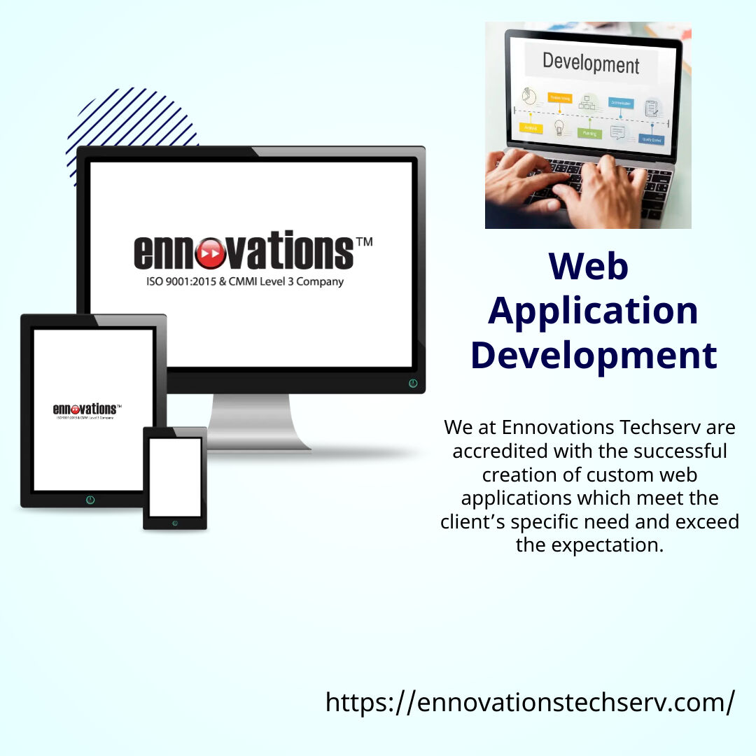ennovationstech's tweet image. We at Ennovations Techserv are accredited with the successful creation of custom web applications which meet the client’s specific need and exceed the expectation. #webdevelopment #WebdevelopmentcompanyinNoida #WebsiteDevelopment #Developer Visit here: bit.ly/3ohgPHC